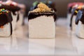 Low Angle View of Marshmallow SÃ¢â¬â¢more Cube